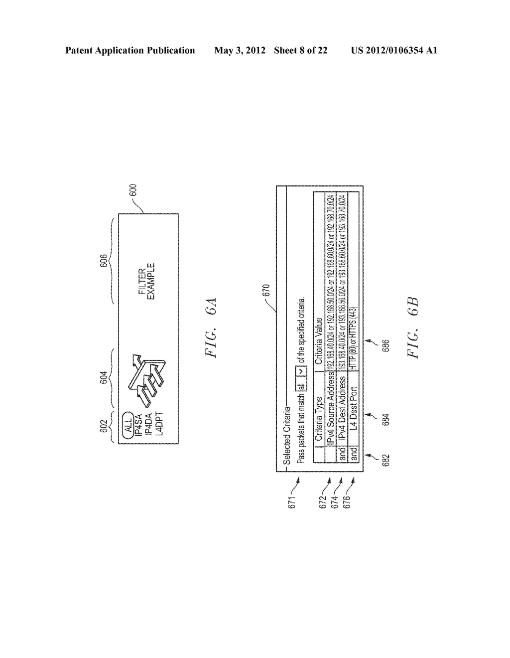 SUPERSET PACKET FORWARDING FOR OVERLAPPING FILTERS AND RELATED SYSTEMS AND     METHODS - diagram, schematic, and image 09