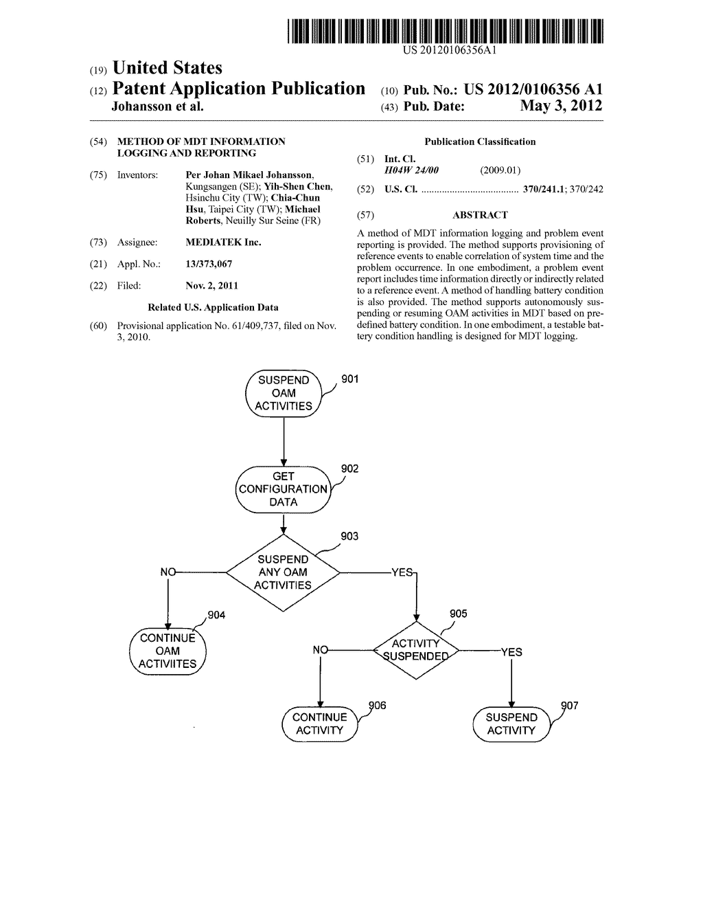 Method of MDT information logging and reporting - diagram, schematic, and image 01