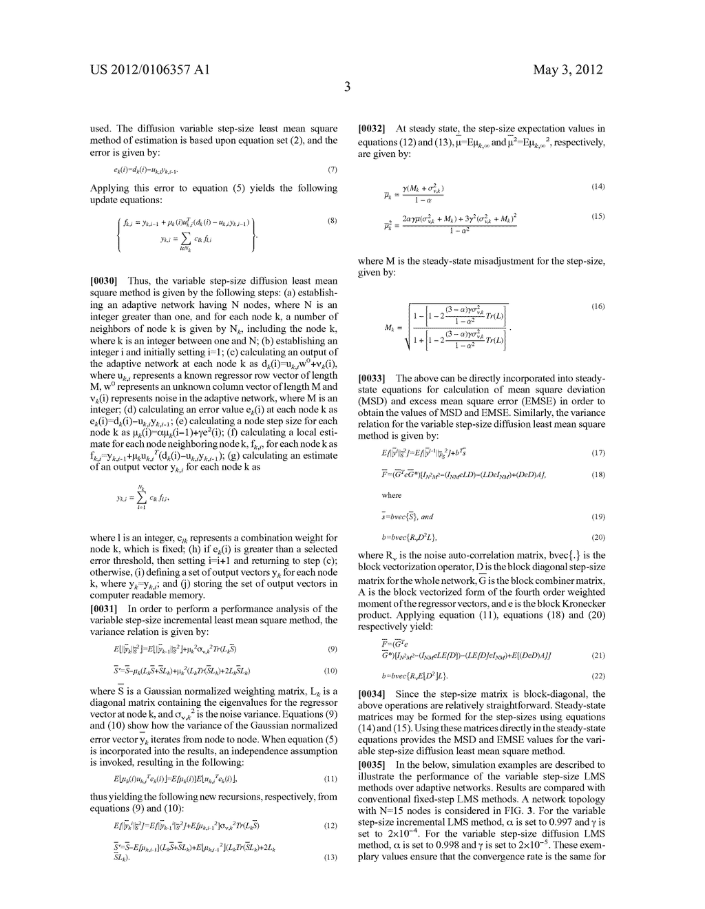 VARIABLE STEP-SIZE LEAST MEAN SQUARE METHOD FOR ESTIMATION IN ADAPTIVE     NETWORKS - diagram, schematic, and image 10