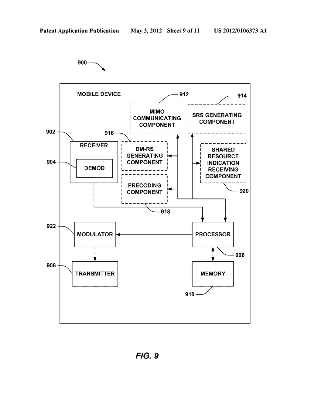 METHOD AND APPARATUS FOR SOUNDING ANTENNAS IN WIRELESS COMMUNICATION - diagram, schematic, and image 10