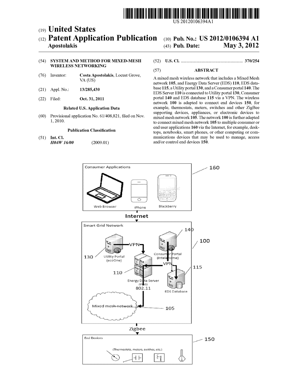 SYSTEM AND METHOD FOR MIXED-MESH WIRELESS NETWORKING - diagram, schematic, and image 01