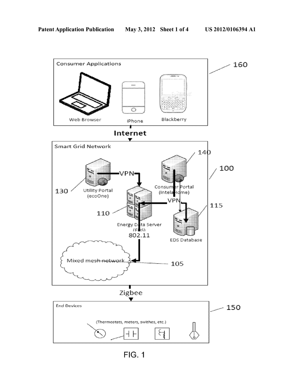 SYSTEM AND METHOD FOR MIXED-MESH WIRELESS NETWORKING - diagram, schematic, and image 02