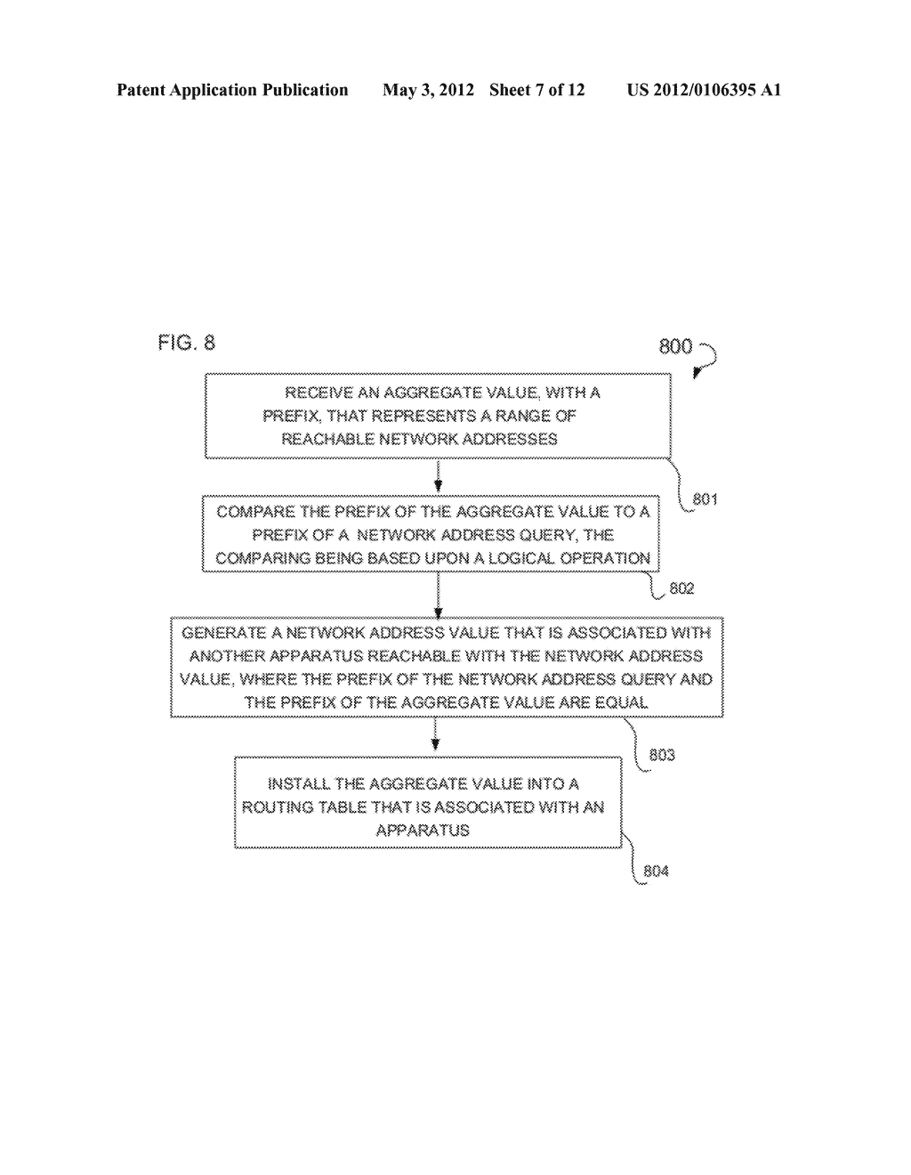 DETERMINING A ROUTE ADVERTISEMENT IN A REACTIVE ROUTING ENVIRONMENT - diagram, schematic, and image 08