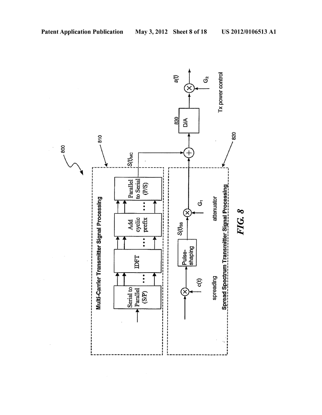 METHODS AND APPARATUS FOR SIGNAL TRANSMISSION AND RECEPTION IN A BROADBAND     COMMUNICATION SYSTEM - diagram, schematic, and image 09