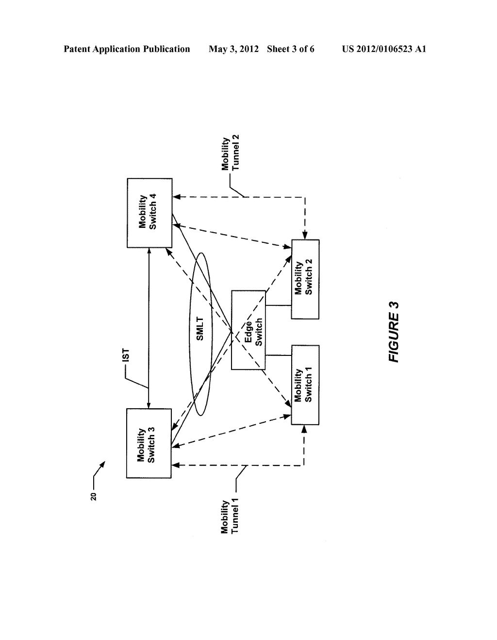 PACKET FORWARDING FUNCTION OF A MOBILITY SWITCH DEPLOYED AS ROUTED SMLT     (RSMLT) NODE - diagram, schematic, and image 04