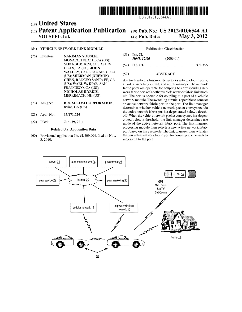 VEHICLE NETWORK LINK MODULE - diagram, schematic, and image 01