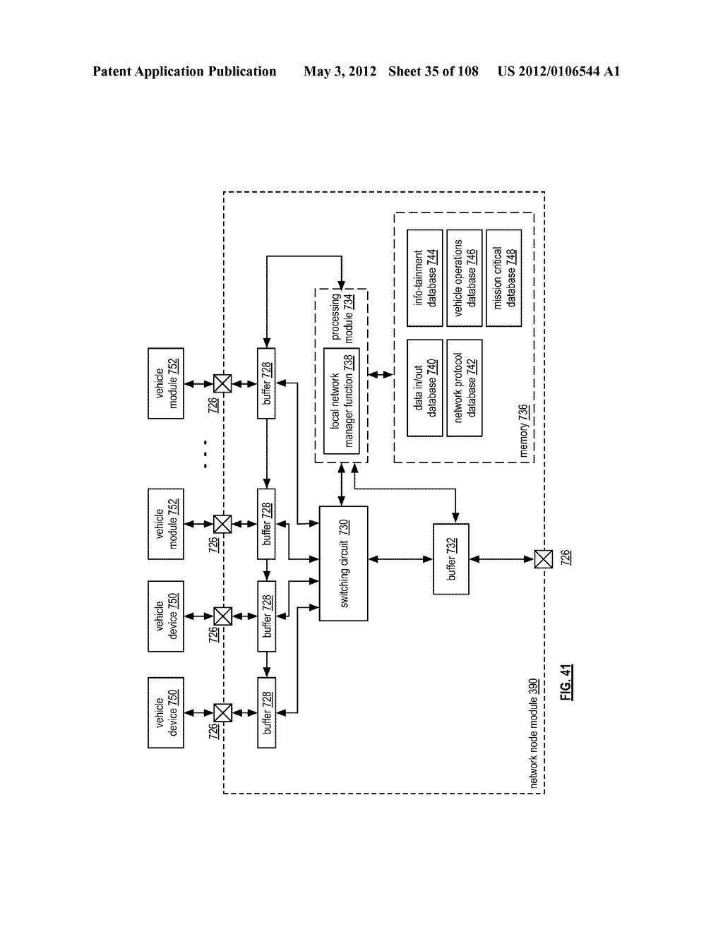 VEHICLE NETWORK LINK MODULE - diagram, schematic, and image 36