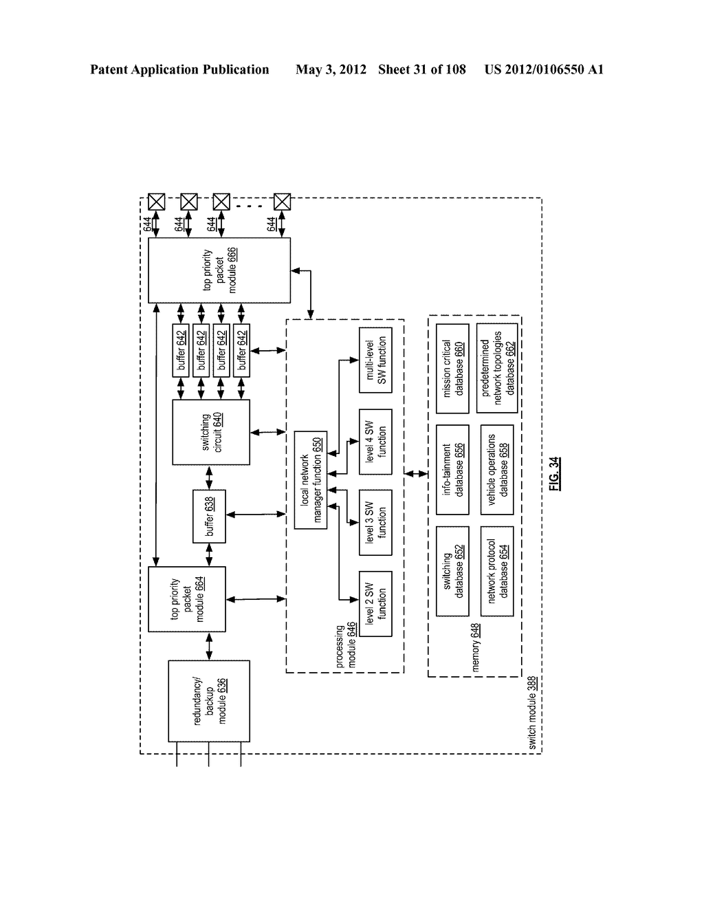 VEHICULAR NETWORK WITH CONCURRENT PACKET TRANSMISSION - diagram, schematic, and image 32