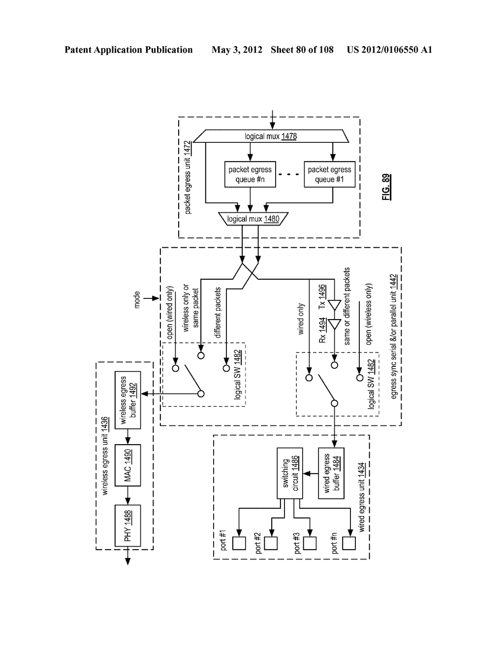 VEHICULAR NETWORK WITH CONCURRENT PACKET TRANSMISSION - diagram, schematic, and image 81