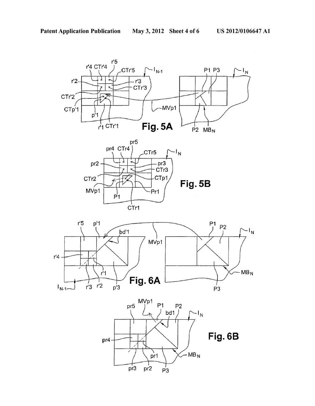 PREDICTION OF A MOVEMENT VECTOR OF A CURRENT IMAGE PARTITION HAVING A     DIFFERENT GEOMETRIC SHAPE OR SIZE FROM THAT OF AT LEAST ONE ADJACENT     REFERENCE IMAGE PARTITION AND ENCODING AND DECODING USING ONE SUCH     PREDICTION - diagram, schematic, and image 05