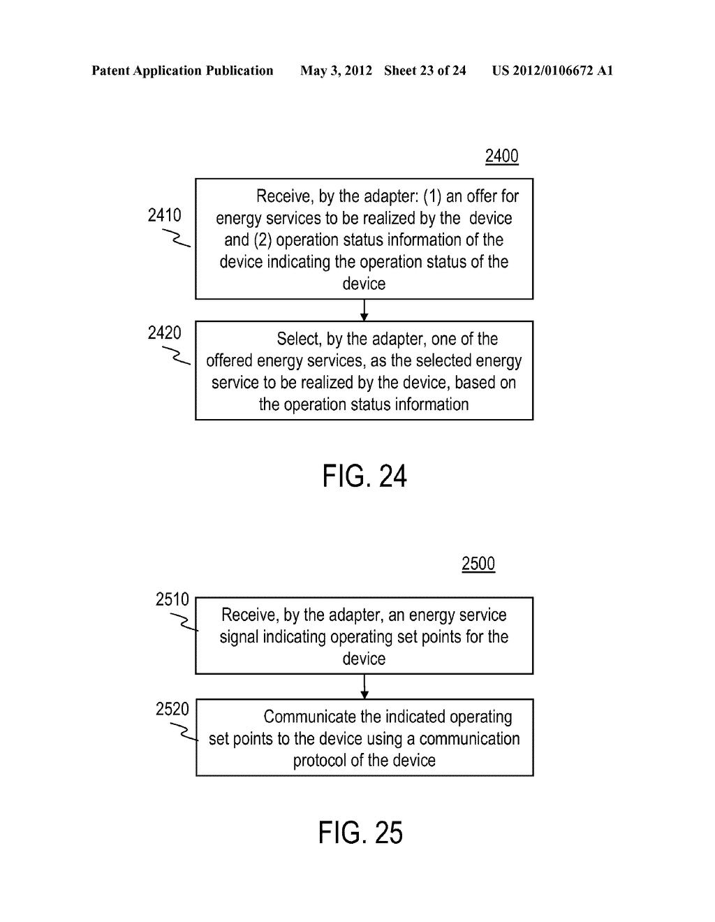 METHODS AND ADAPTERS FOR USE WITH ELECTRIC DEVICES TO MANAGE ENERGY     SERVICES - diagram, schematic, and image 24