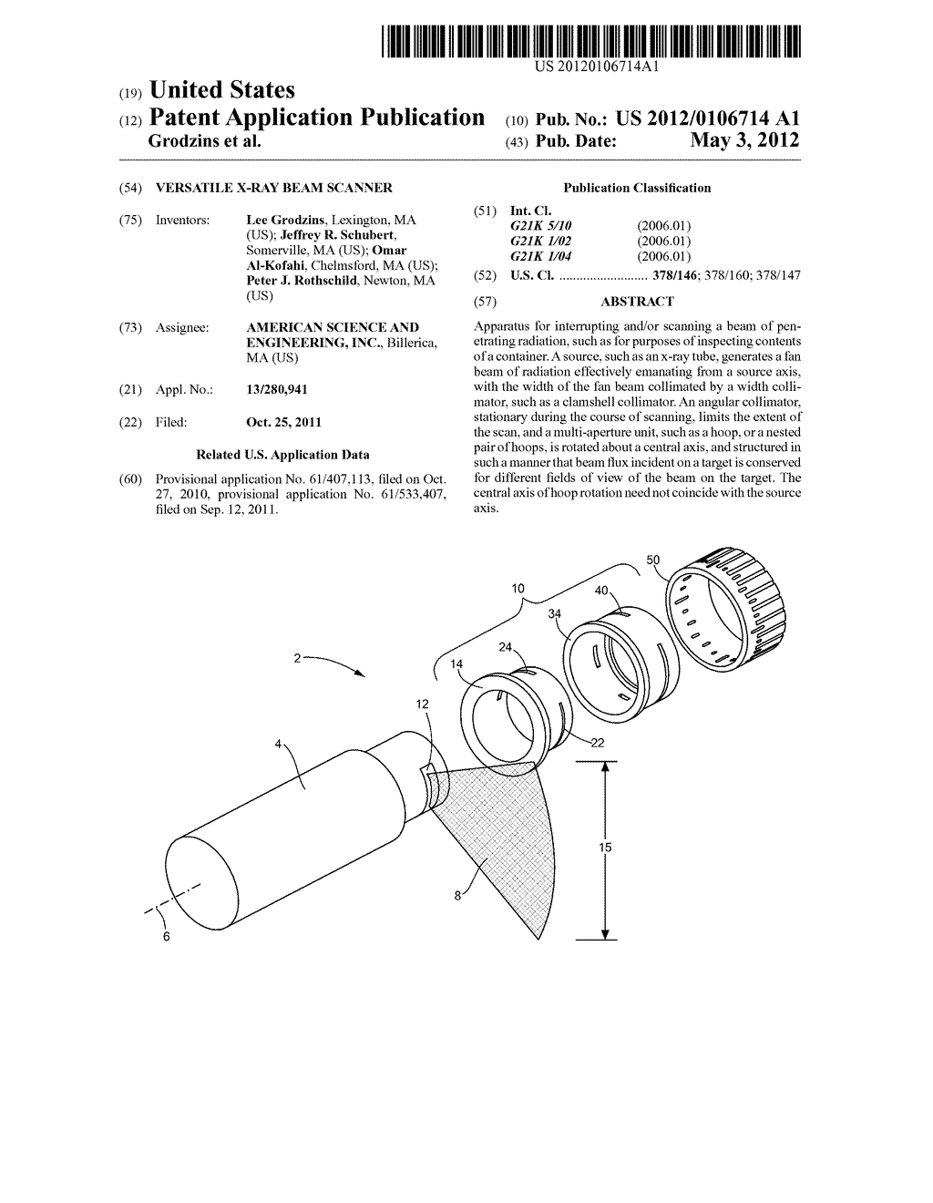 Versatile X-Ray Beam Scanner - diagram, schematic, and image 01