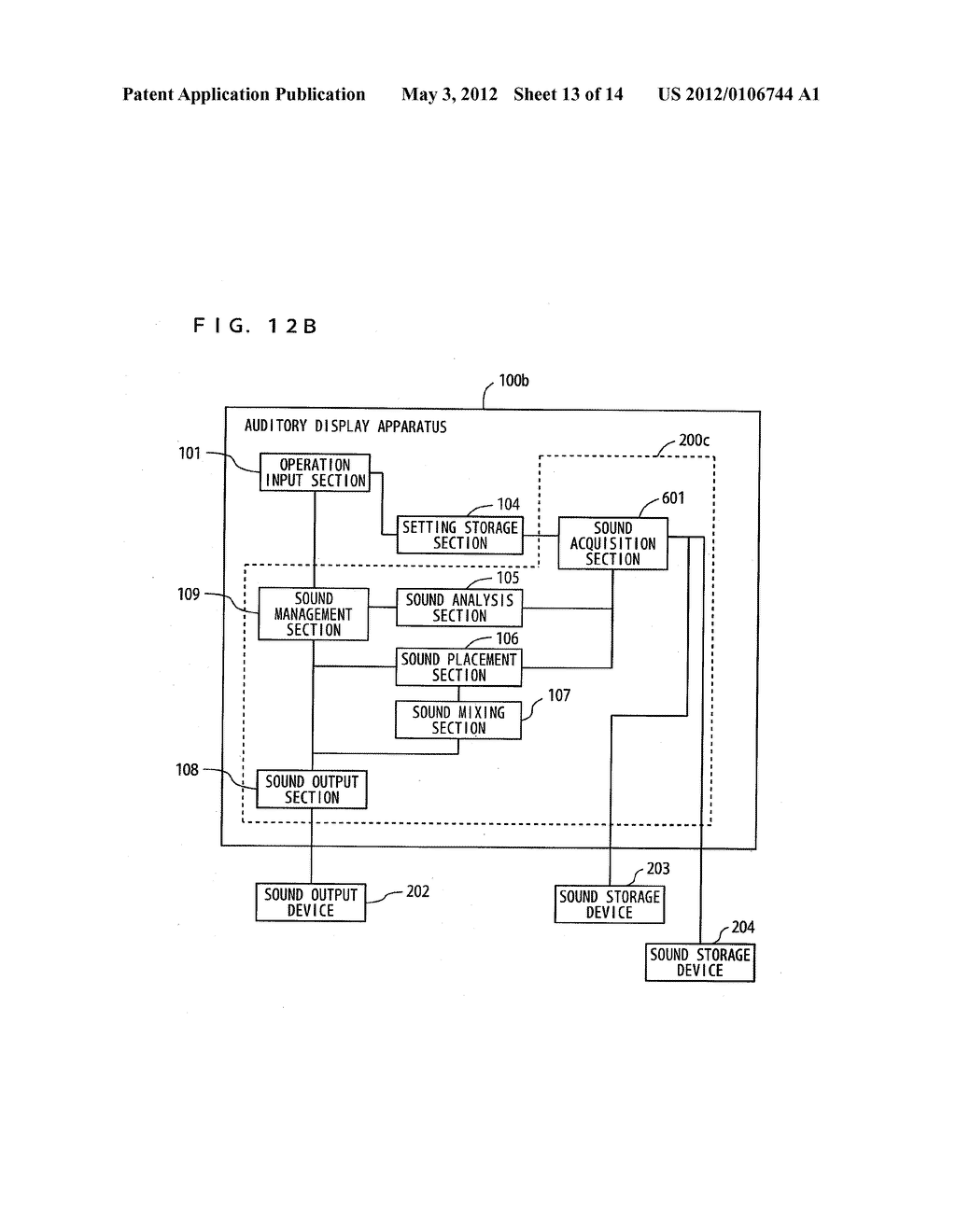 AUDITORY DISPLAY APPARATUS AND AUDITORY DISPLAY METHOD - diagram, schematic, and image 14