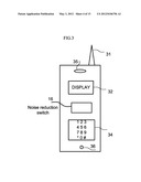 SYSTEM AND METHOD FOR A NOISE REDUCTION SWITCH IN A COMMUNICATION DEVICE diagram and image