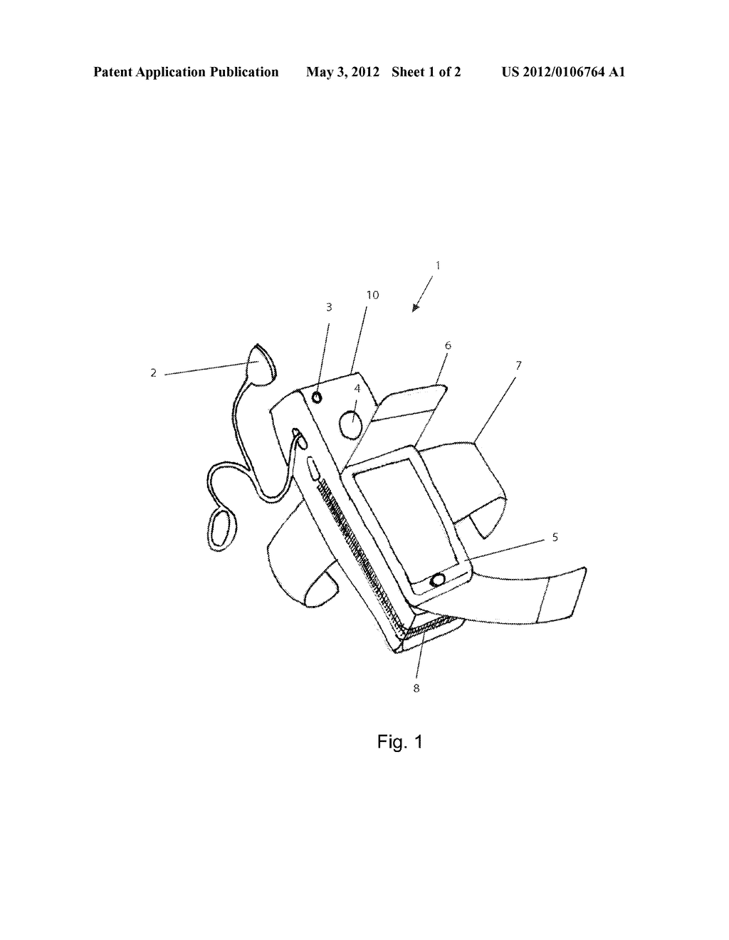 Multi-Function Mobile Device Carrying Case - diagram, schematic, and image 02