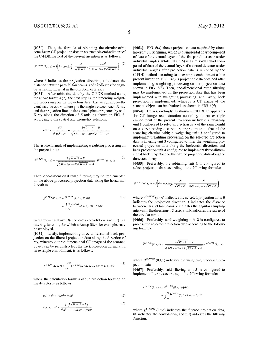 METHOD AND APPARATUS FOR CT IMAGE RECONSTRUCTION - diagram, schematic, and image 13