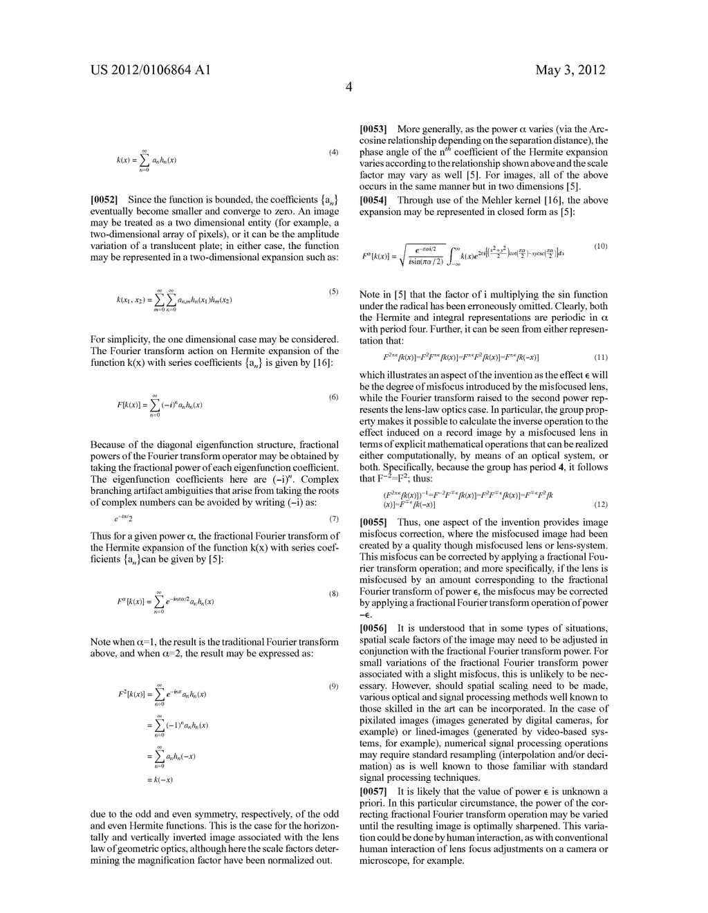 CORRECTION OF UNFOCUS AND MISFOCUS VIA ORIGIN-CENTERED DISCRETE FRACTIONAL     FOURIER TRANSFORM - diagram, schematic, and image 24