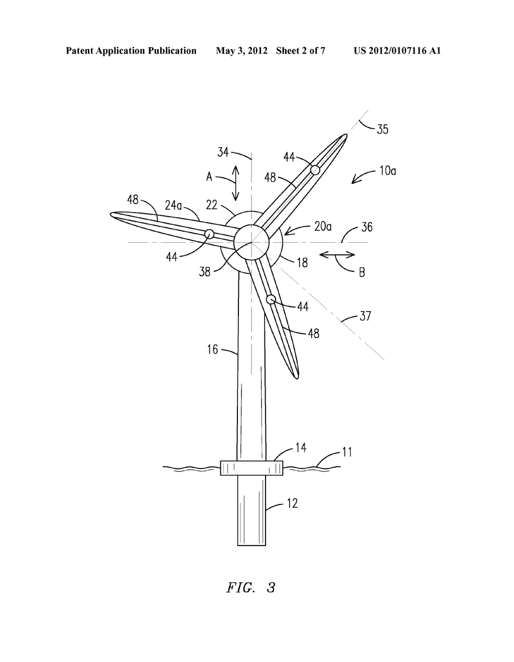 SYSTEM AND METHOD FOR DAMPING MOTION OF A WIND TURBINE - diagram, schematic, and image 03