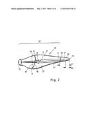 ROTOR BLADE OF A WIND POWER PLANT, METHOD OF FABRICATING A ROTOR BLADE AND     A PAIR OF BELTS FOR A ROTOR BLADE diagram and image