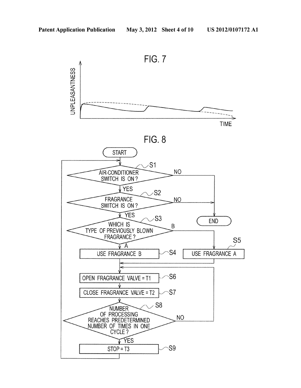 FRAGRANCE DEVICE FOR VEHICLE AND FRAGRANCE BLOWING METHOD - diagram, schematic, and image 05