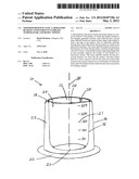 THERMOFORMED PLASTIC LABORATORY BEAKER CONFIGURED TO STABILIZE TEMPERATURE     AND RESIST TIPPING diagram and image