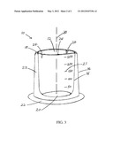 THERMOFORMED PLASTIC LABORATORY BEAKER CONFIGURED TO STABILIZE TEMPERATURE     AND RESIST TIPPING diagram and image