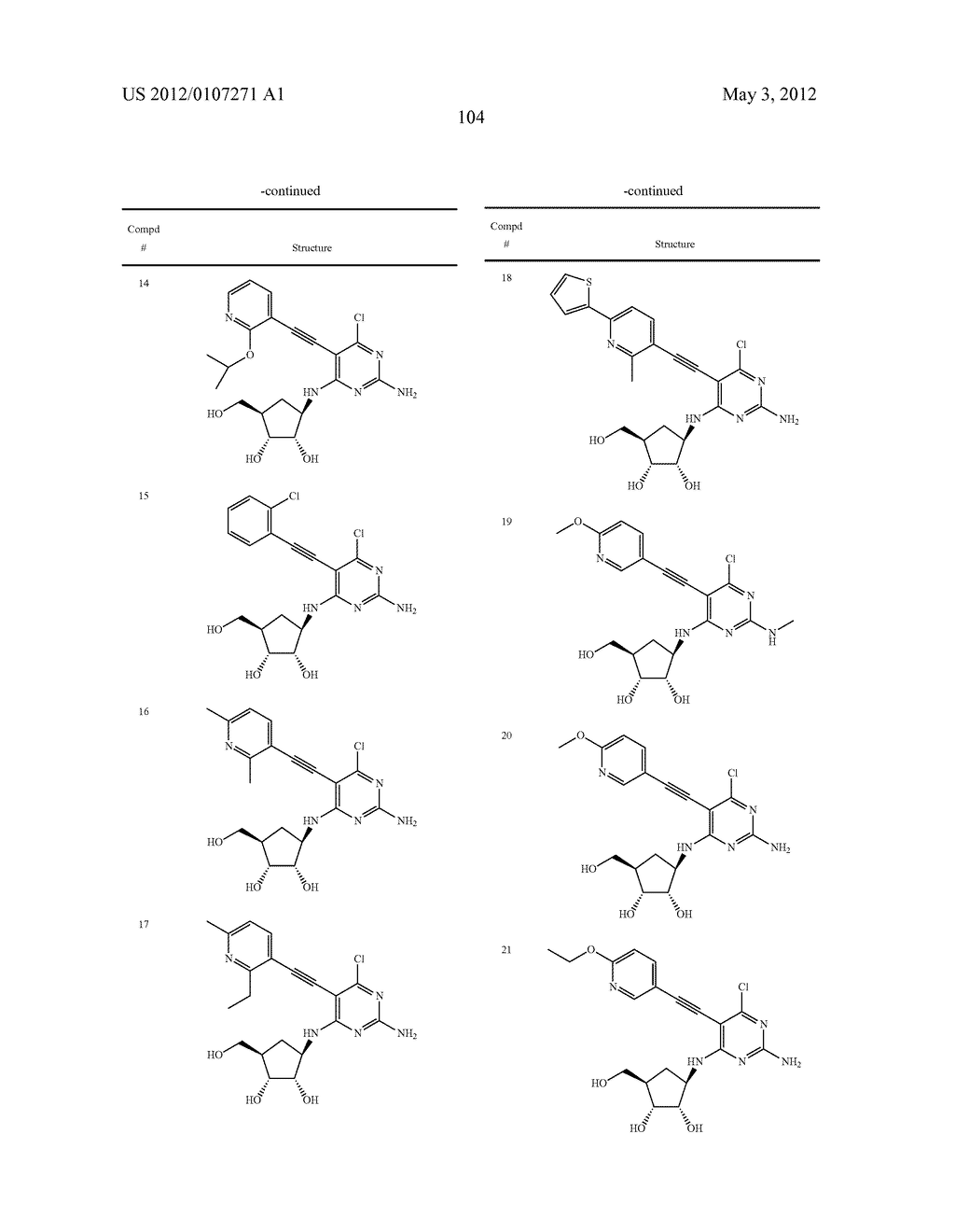 ETHYNYL-SUBSTITUTED PYRIDINE AND PYRIMIDINE DERIVATIVES AND THEIR USE IN     TREATING VIRAL INFECTIONS - diagram, schematic, and image 105