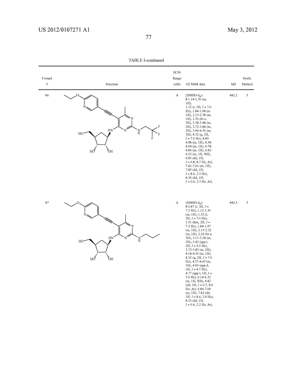 ETHYNYL-SUBSTITUTED PYRIDINE AND PYRIMIDINE DERIVATIVES AND THEIR USE IN     TREATING VIRAL INFECTIONS - diagram, schematic, and image 78