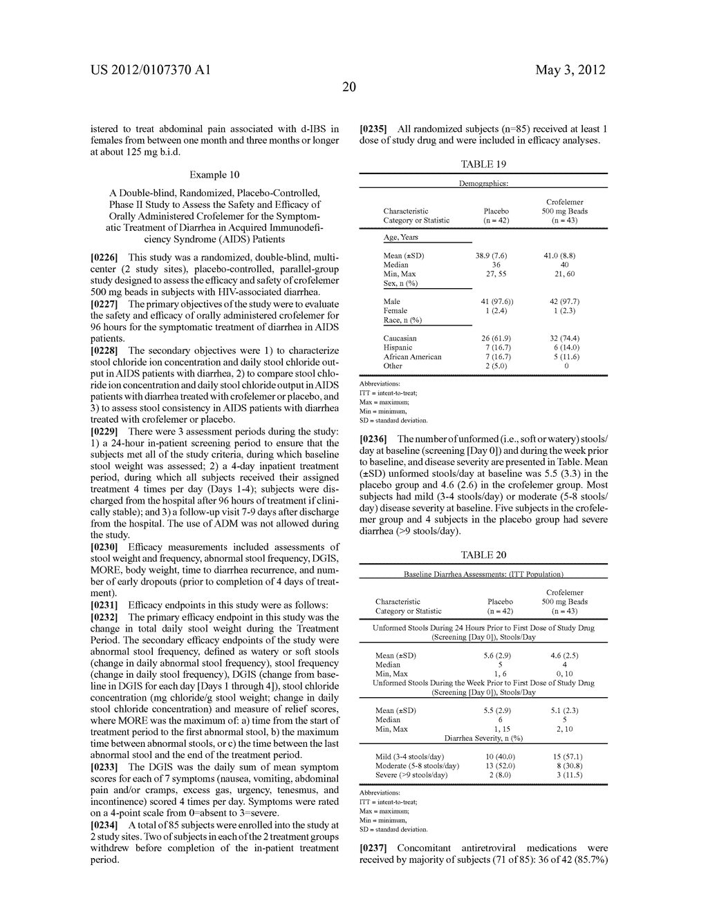 METHODS AND COMPOSITIONS FOR TREATING HIV-ASSOCIATED DIARRHEA - diagram, schematic, and image 24