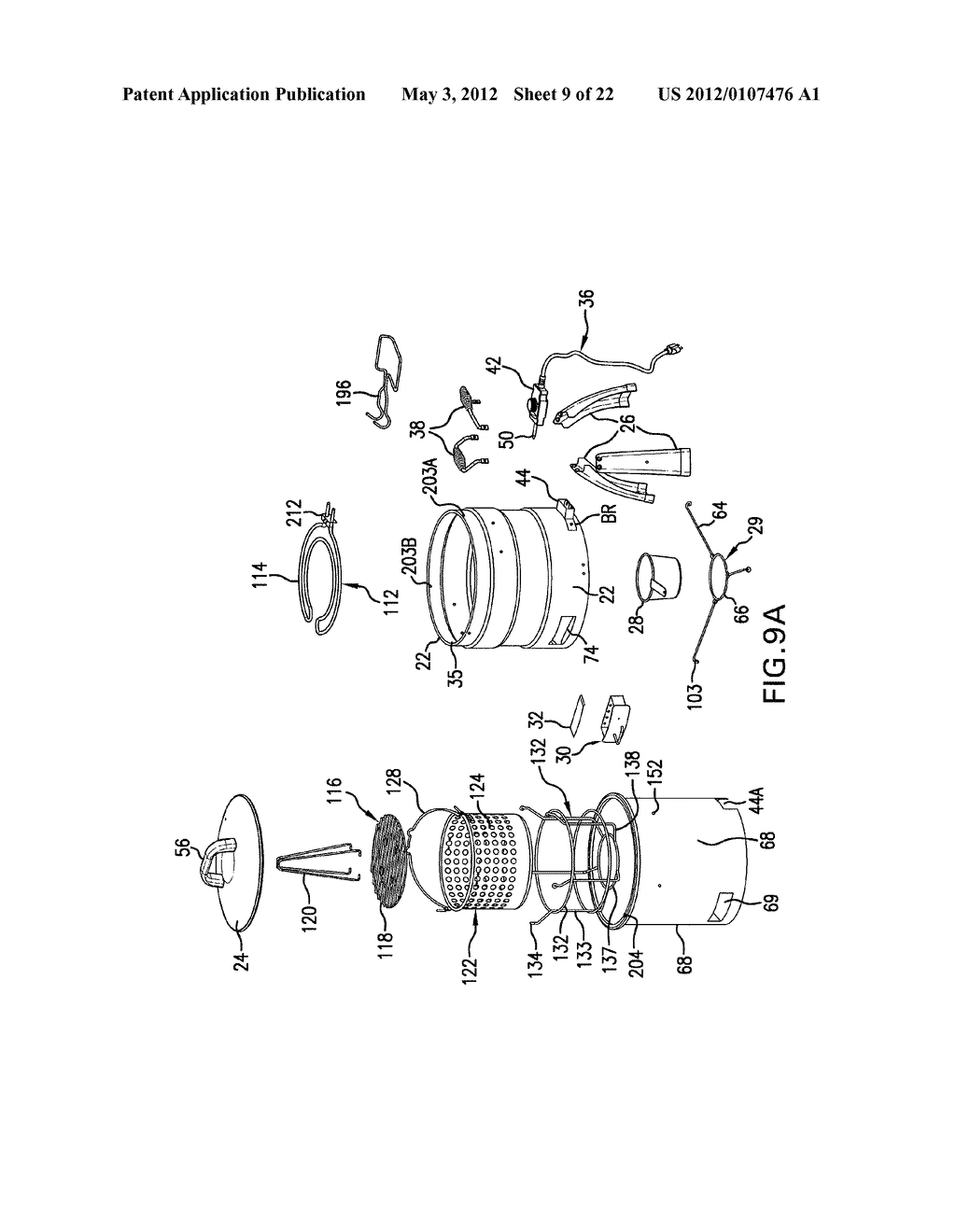 COOKING APPARATUS AND METHOD OF ASSEMBLY AND USING - diagram, schematic, and image 10