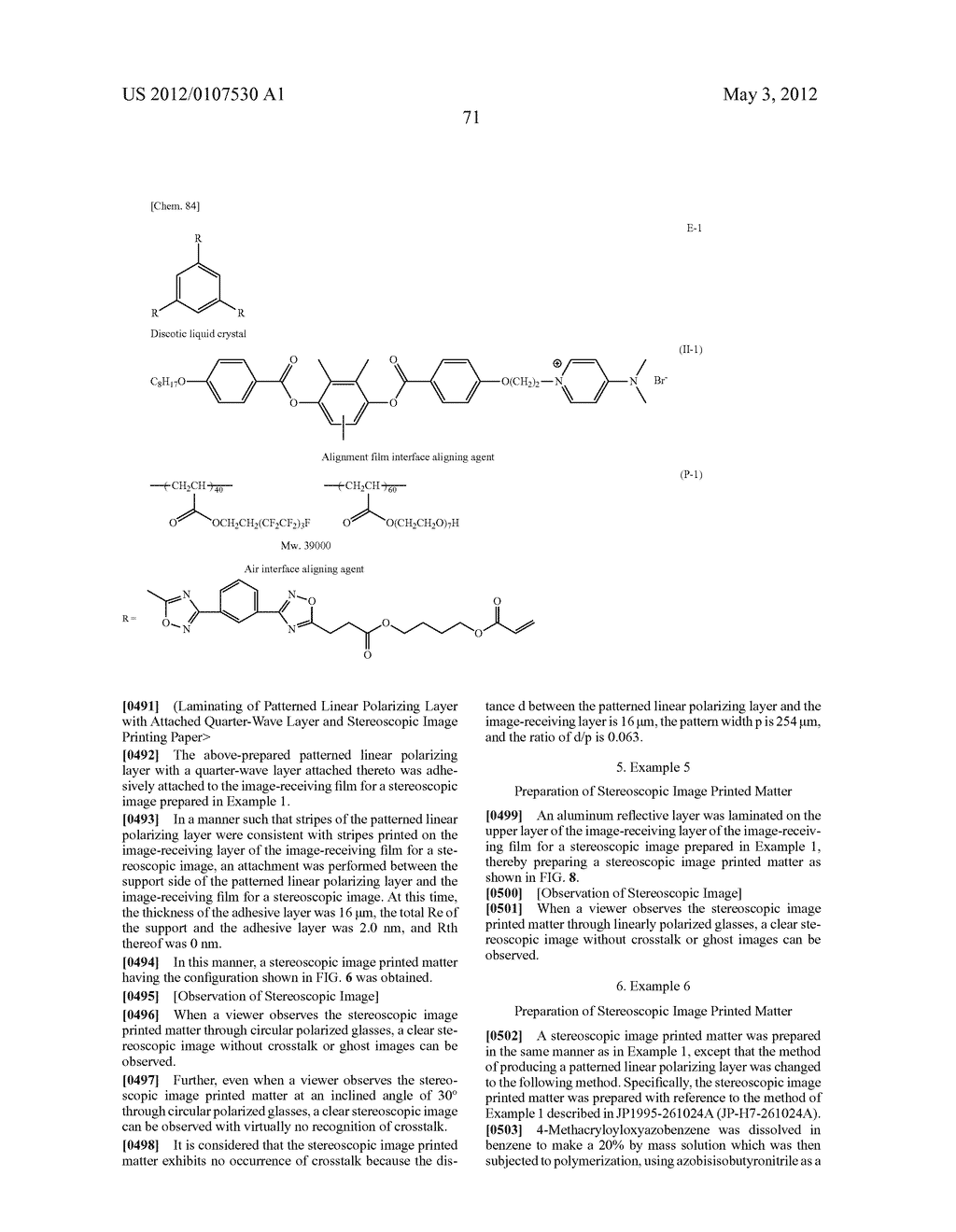 Printing paper for printing stereoscopic image, stereoscopic image printed     matter, and method for providing stereoscopic image - diagram, schematic, and image 77