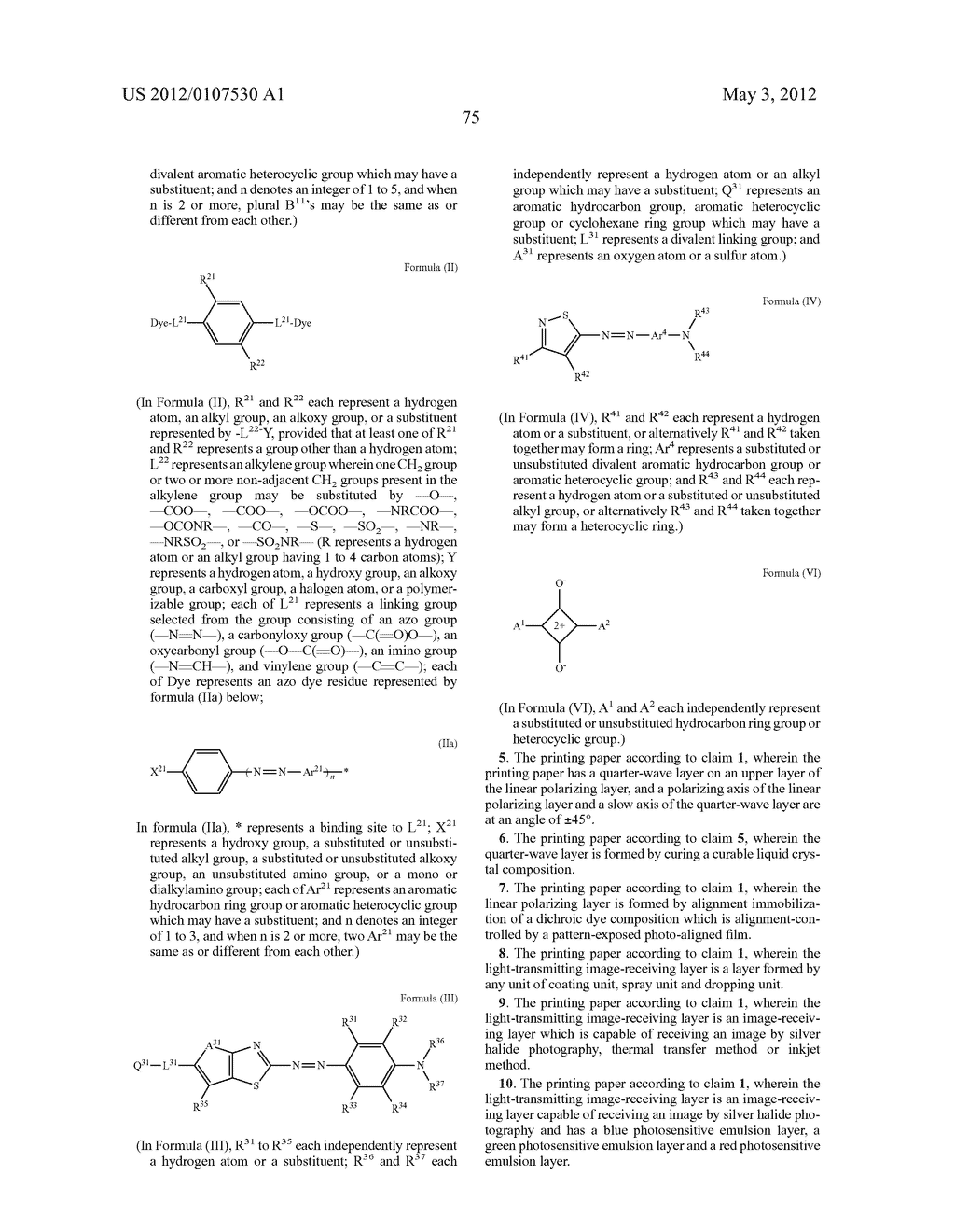 Printing paper for printing stereoscopic image, stereoscopic image printed     matter, and method for providing stereoscopic image - diagram, schematic, and image 81