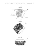 METHOD FOR PRODUCING DECORATIVE METALLIC ARTICLE WITH WOOD GRAIN METAL     PATTERN, AND DECORATIVE METALLIC ARTICLE WITH WOOD GRAIN METAL PATTERN diagram and image