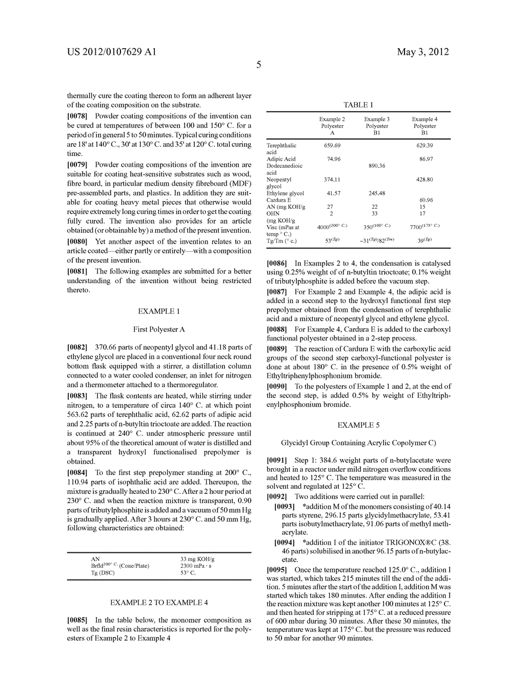 LOW TEMPERATURE CURE POWDER COATING COMPOSITIONS - diagram, schematic, and image 06