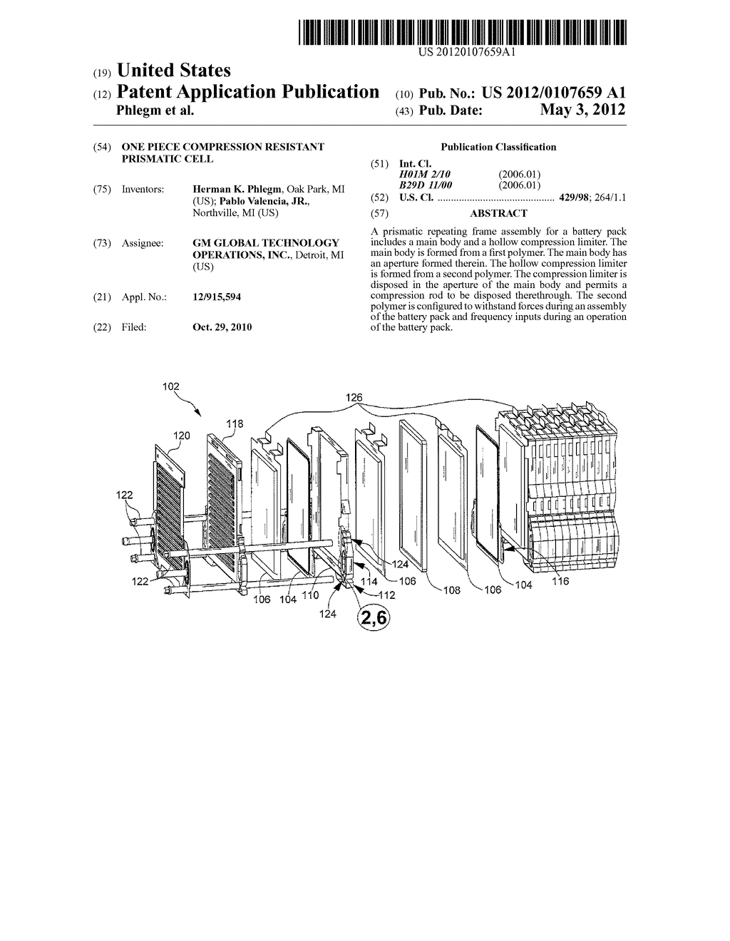 ONE PIECE COMPRESSION RESISTANT PRISMATIC CELL - diagram, schematic, and image 01