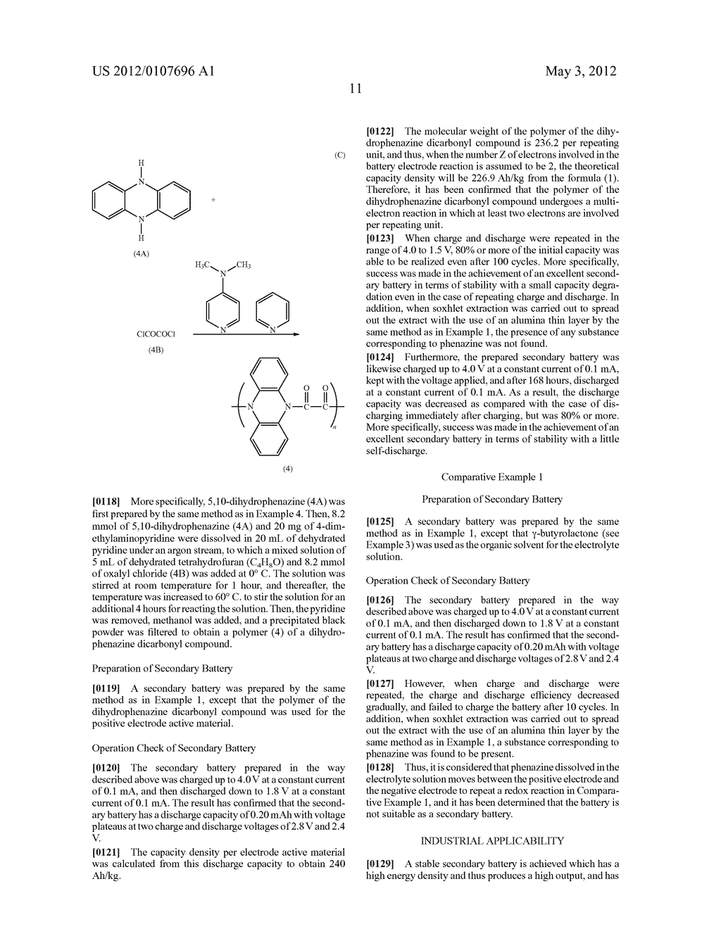 SECONDARY BATTERY - diagram, schematic, and image 13