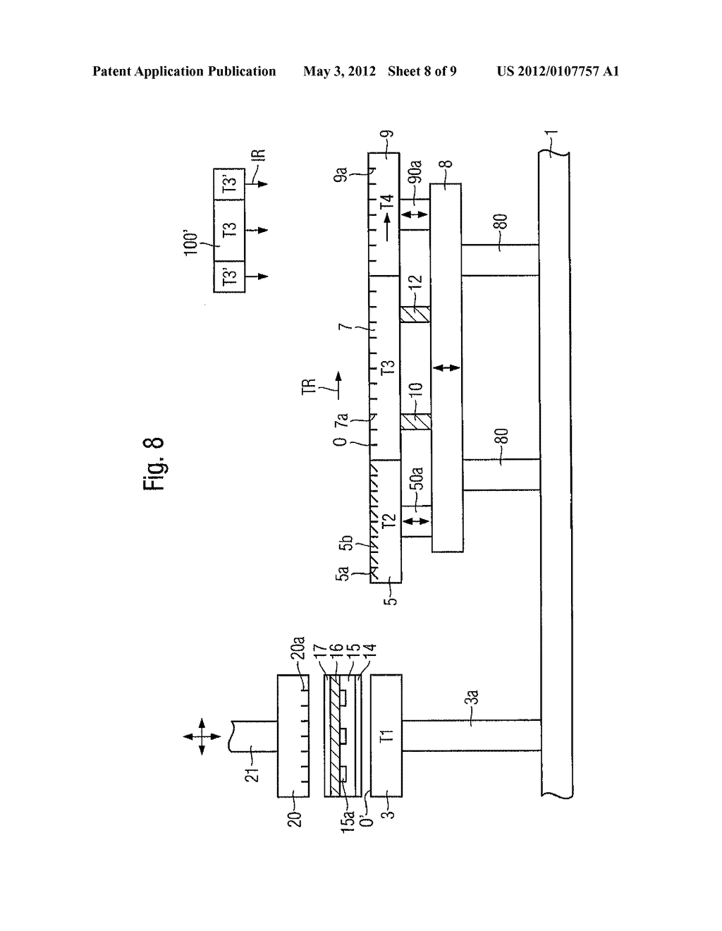 Method and Apparatus for Thermally Processing Plastic Discs, in particular     Mould Wafers - diagram, schematic, and image 09