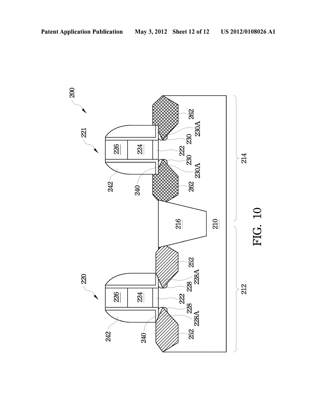 METHOD OF MANUFACTURING STRAINED SOURCE/DRAIN STRUCTURES - diagram, schematic, and image 13