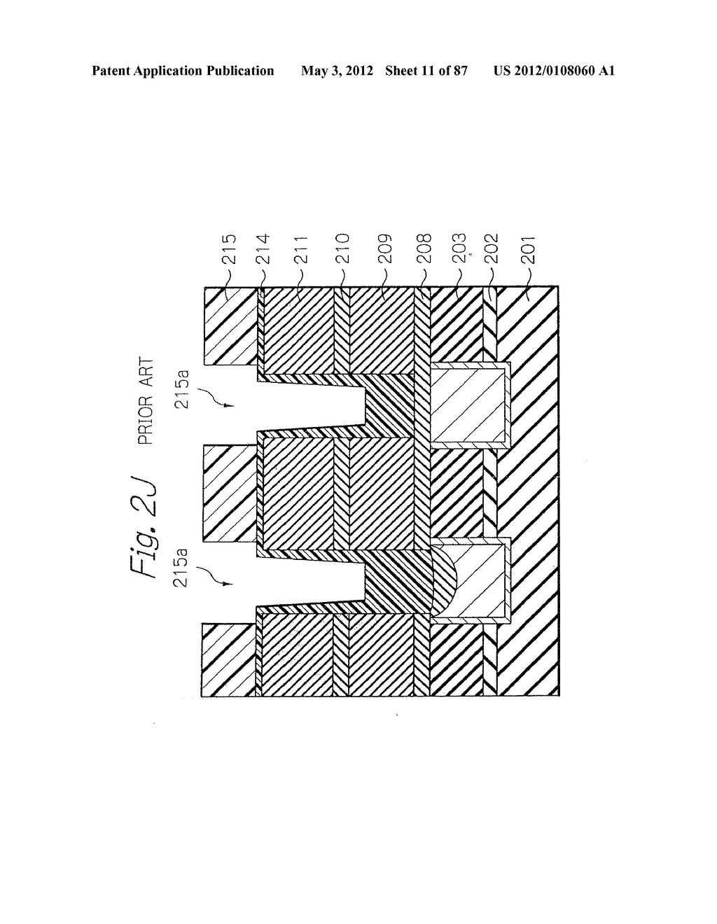 SEMICONDUCTOR DEVICE HAVING SILICON-DIFFUSED METAL WIRING LAYER AND ITS     MANUFACTURING METHOD - diagram, schematic, and image 12