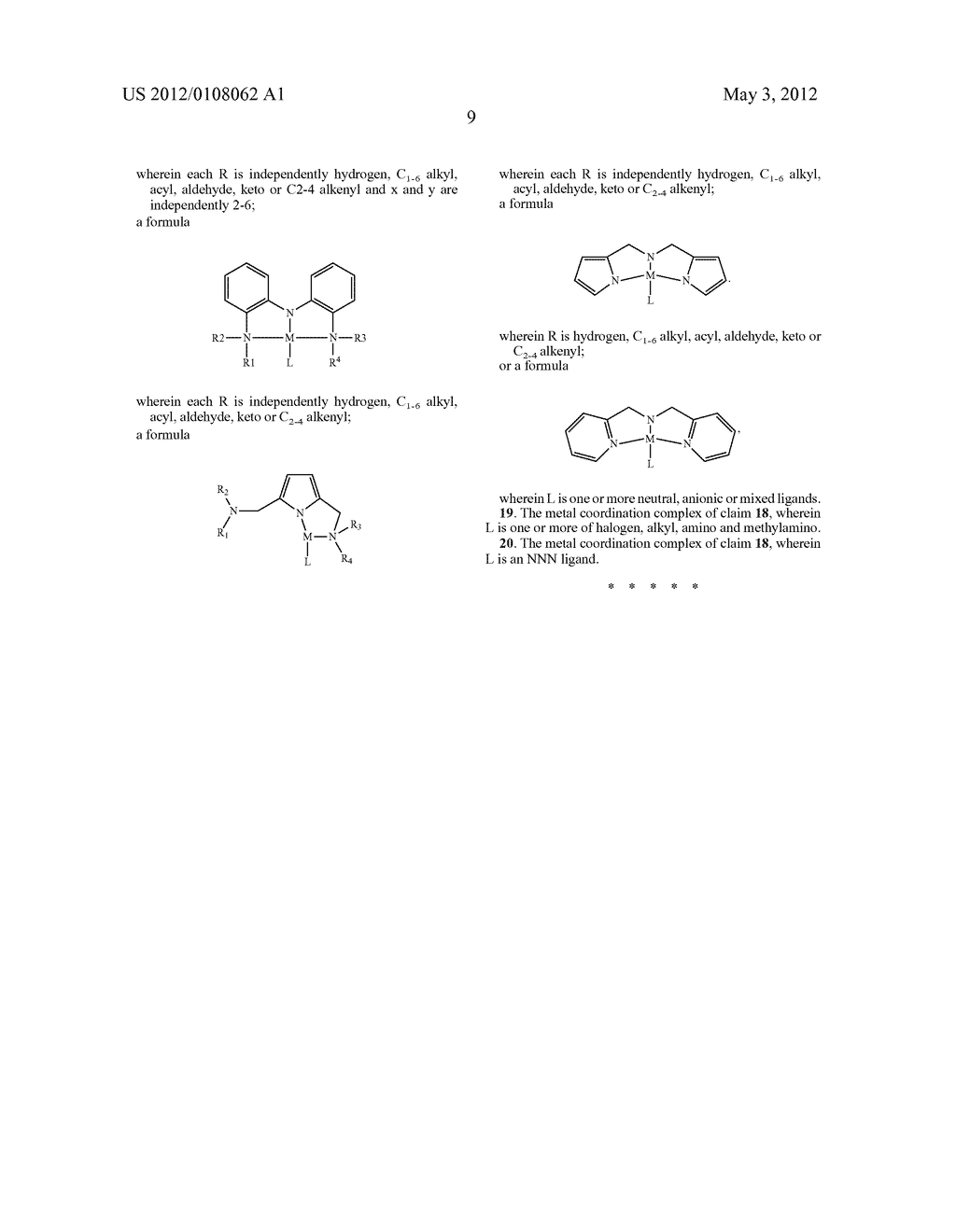 Nitrogen-Containing Ligands And Their Use In Atomic Layer Deposition     Methods - diagram, schematic, and image 14