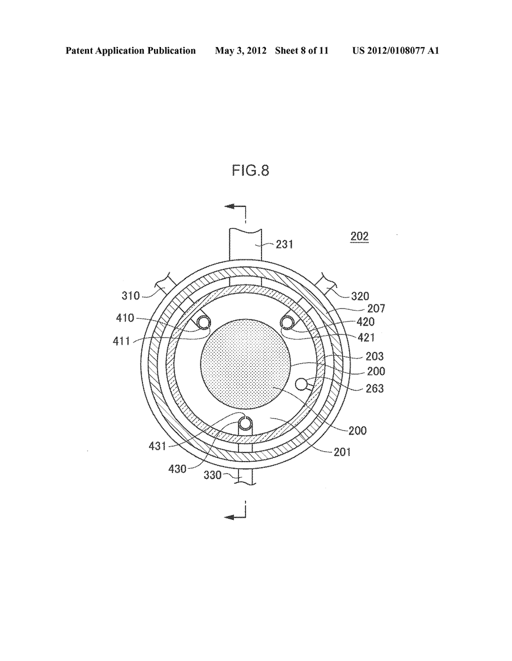 SUBSTRATE PROCESSING APPARATUS AND SEMICONDUCTOR DEVICE MANUFACTURING     METHOD - diagram, schematic, and image 09