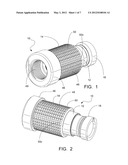 HAND TIGHTENABLE COAXIAL CABLE CONNECTOR diagram and image