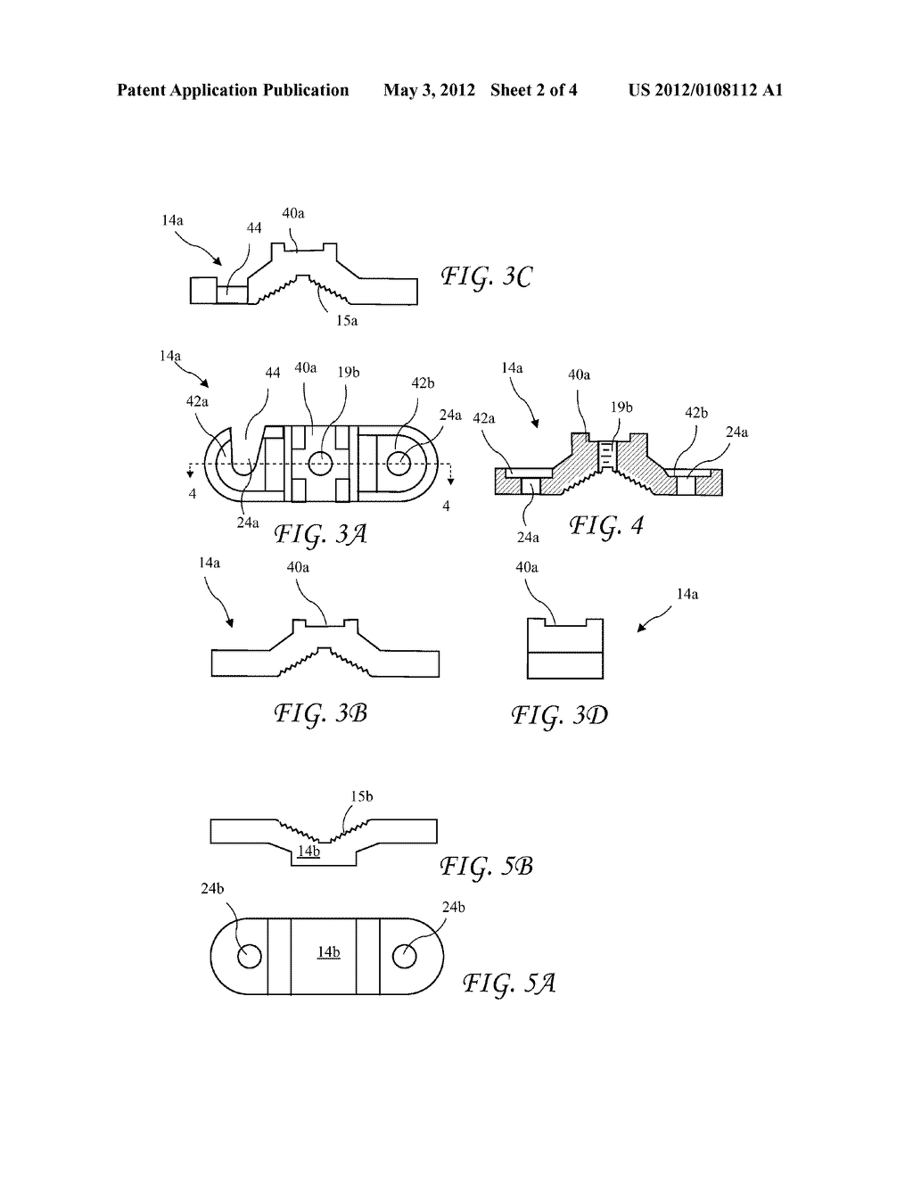 Swivel Ground Clamp for Bare Armor Wire - diagram, schematic, and image 03