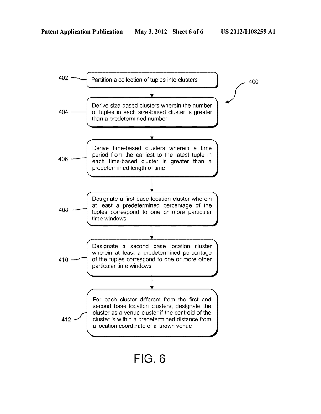 SYSTEM AND METHOD FOR AGGREGATING AND ASSOCIATING MOBILE DEVICE LOCATION     DATA - diagram, schematic, and image 07