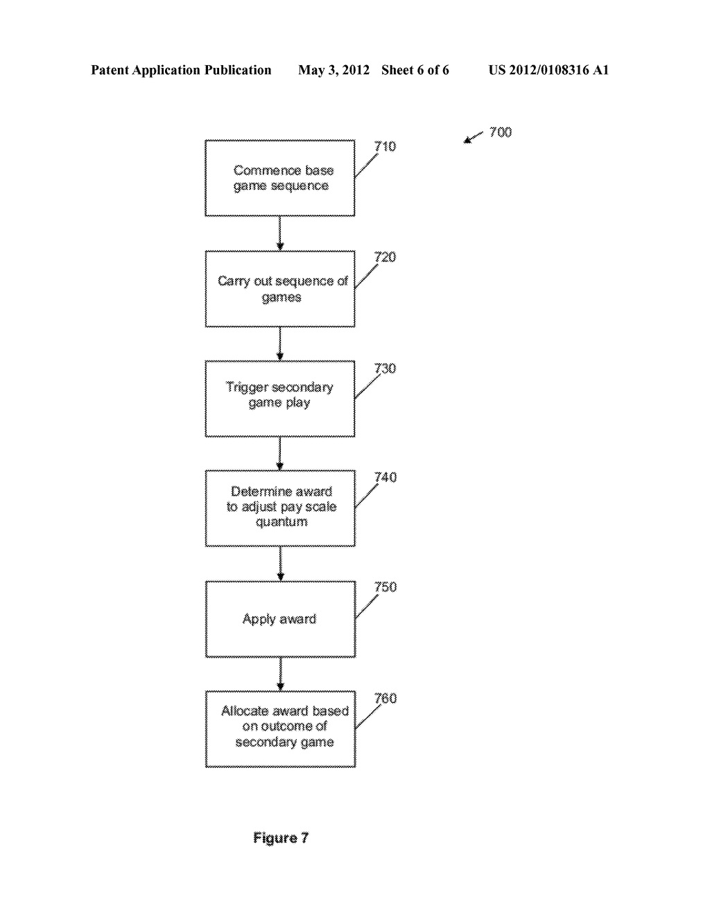 GAMING SYSTEM AND A METHOD OF GAMING - diagram, schematic, and image 07