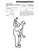 Device for instructing downswing in golf swing diagram and image