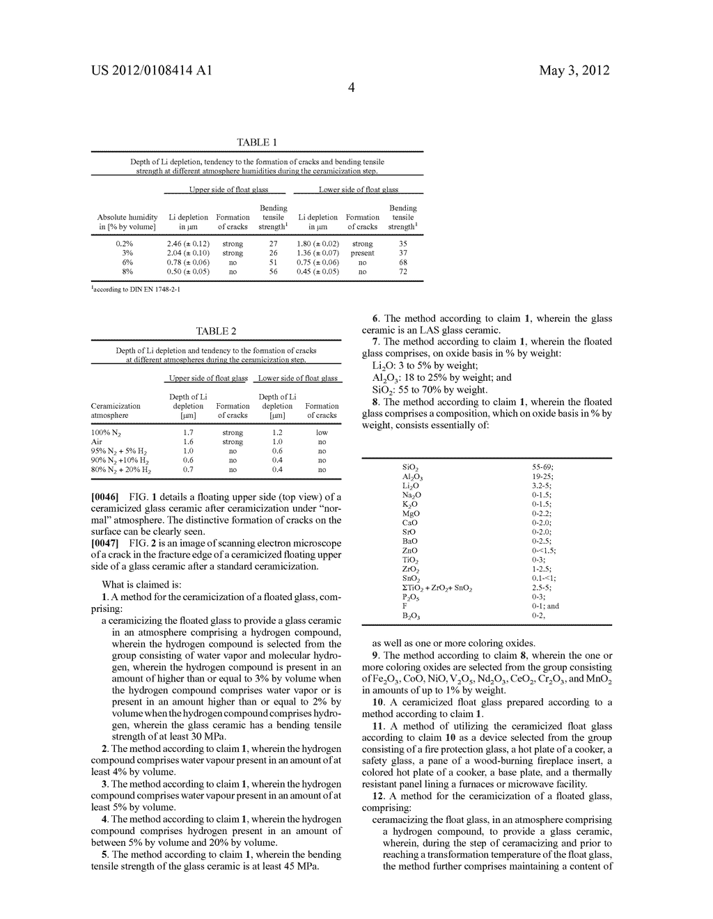 METHOD FOR STRENGTHENING CERAMICIZATION OF FLOATED CRYSTALLIZABLE GLASS - diagram, schematic, and image 06