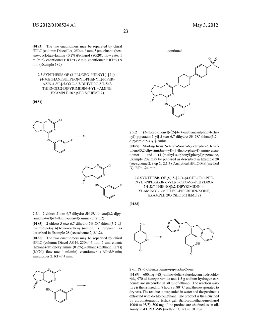 Dihydrothienopyrimidines for the treatment of inflammatory Diseases - diagram, schematic, and image 24