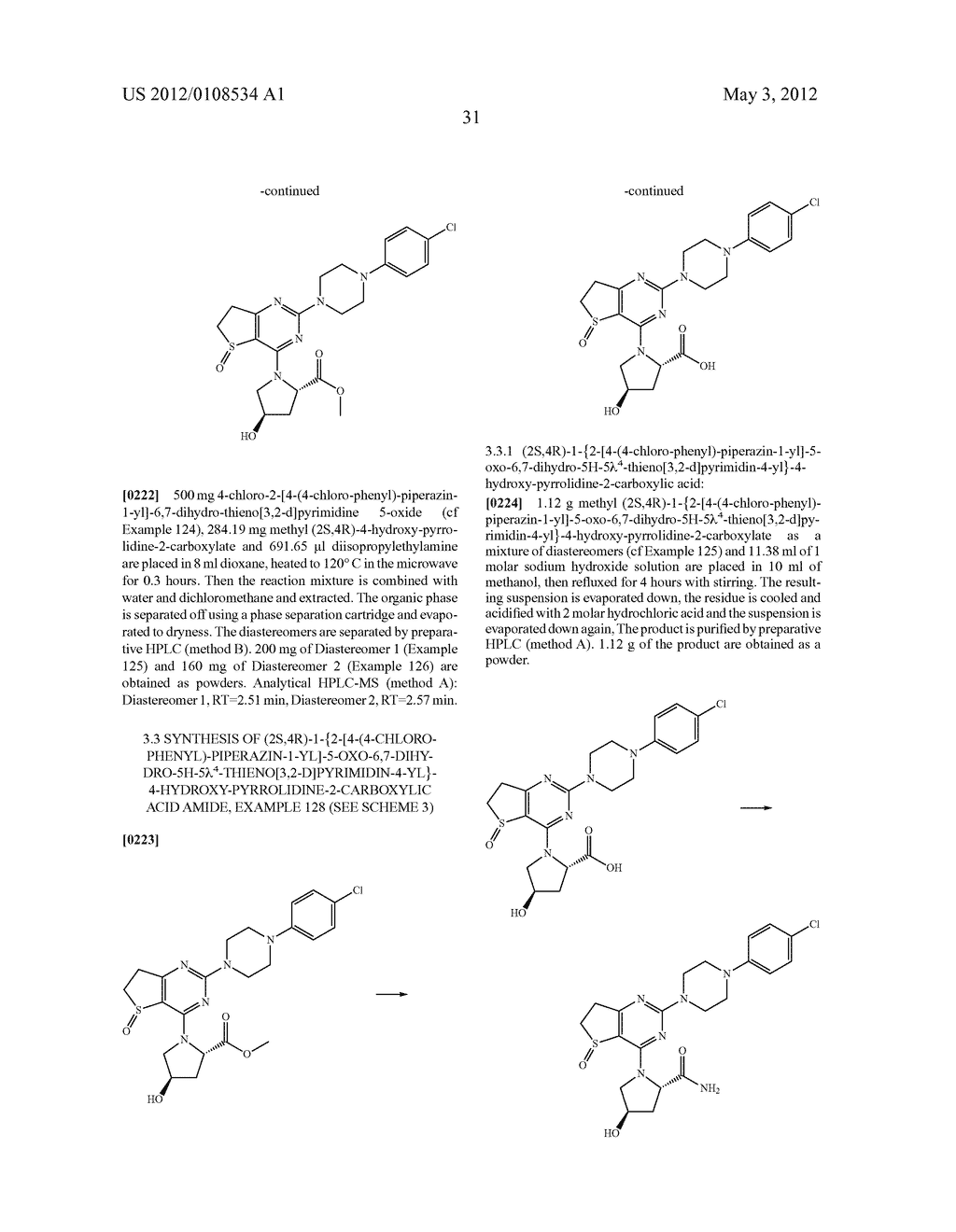 Dihydrothienopyrimidines for the treatment of inflammatory Diseases - diagram, schematic, and image 32