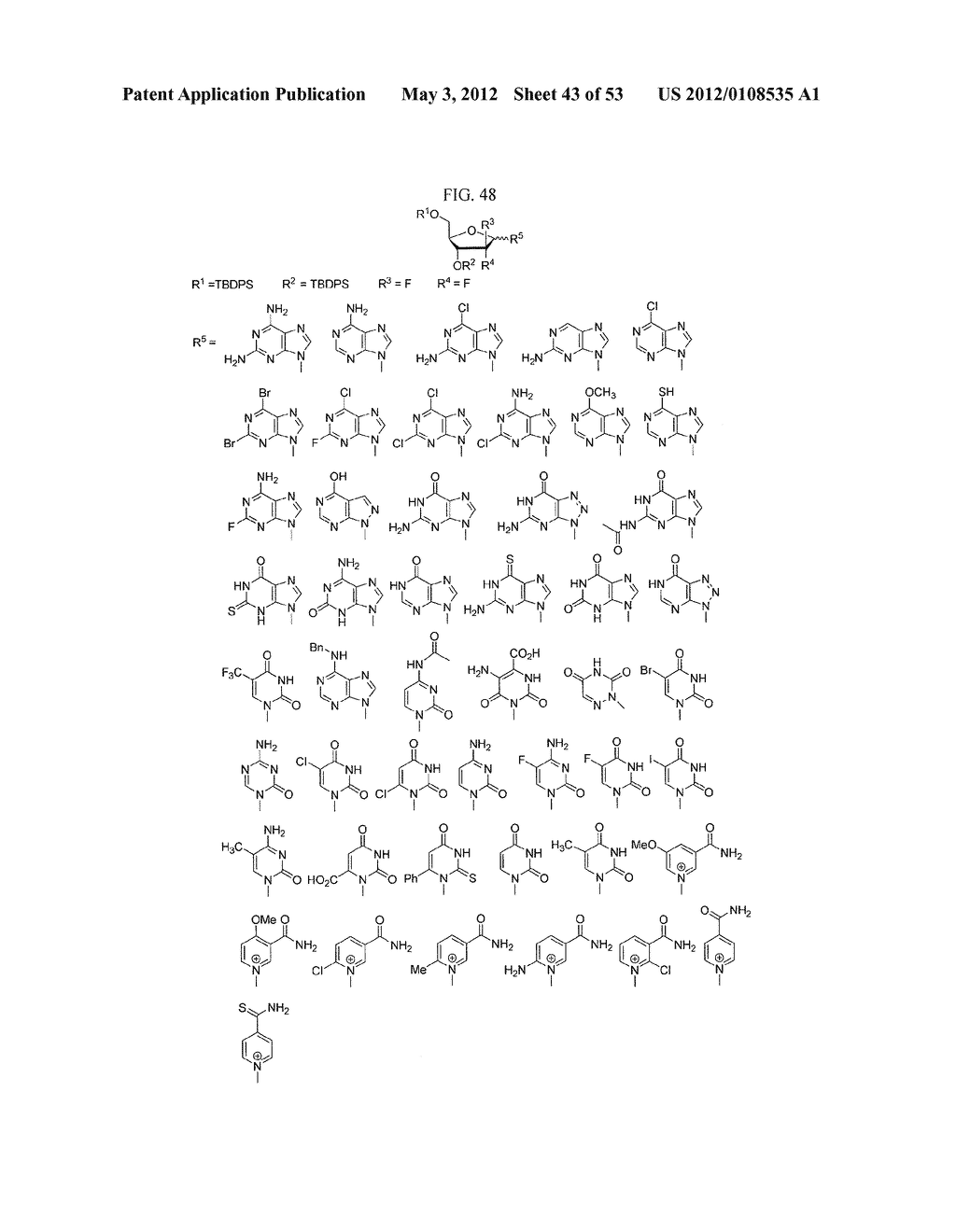 2-FLUORINATED RIBOSES AND ARABINOSES AND METHODS OF USE AND SYNTHESIS - diagram, schematic, and image 44